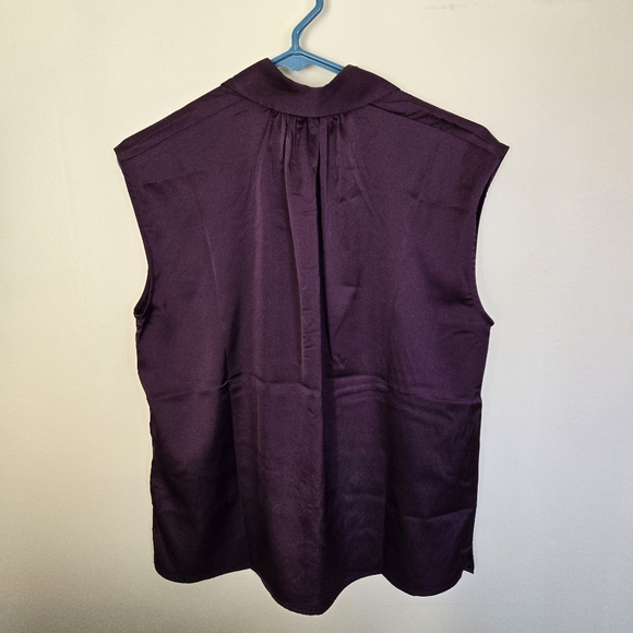 NWT Banana Republic Sleeveless Collared Blouse Size Small - Picture 3 of 6